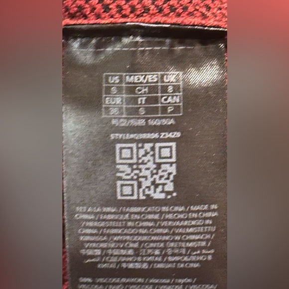 Guess Women's Bold Red Logo Sweater with mini rhinestone embellishment - Picture 7 of 10